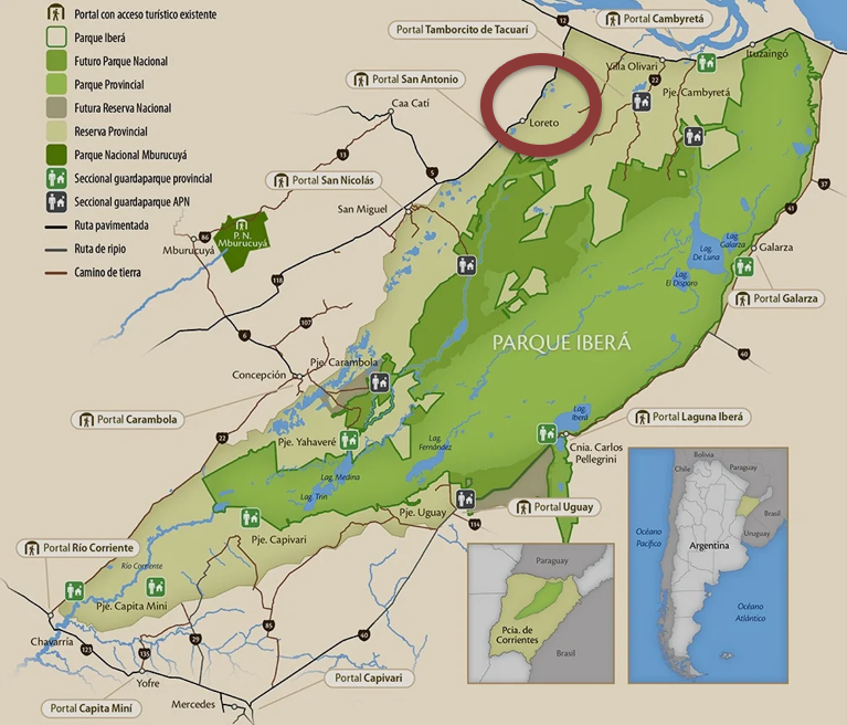 Mapa loreto
